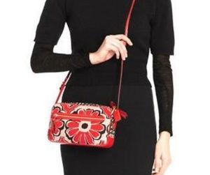 Coach Poppy Floral Scarf Print Flight Bag